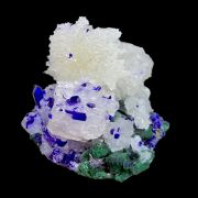 Cerussite, azurite