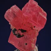 Rhodochrosite with minor Sphalerite, Pyrite, Quartz