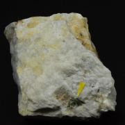 Matioliite (type locality) with Crandallite and Gormanite on Albite