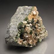 gem GARNET var. GROSSULAR, CLINOCHLORE