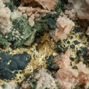 Hureaulite with Strunzite and Rockbridgeite