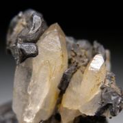 Hessite with Quartz