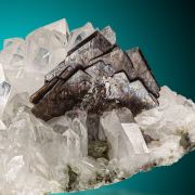 Brookite  on Quartz