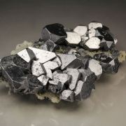 skeletal GALENA, CHALCOPYRITE