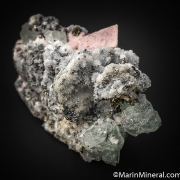 Rhodochrosite with Fluorite