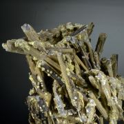 Native Sulphur on Stibnite and Stibiconite