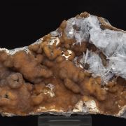 Siderite (variety sphärosiderite) with Baryte