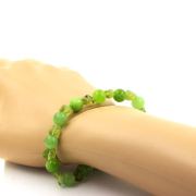 Peridot from Myanmar (Burma) + Peridot Bracelet 8 mm Beads.
