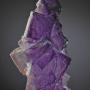 Fluorite -Stacked cast with Barite