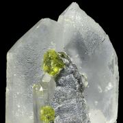 Sphalerite, quartz, talc, lollingite