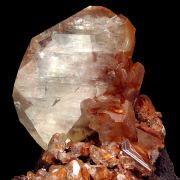 Calcite, hematite