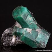 Emerald with Biotite and Graphite