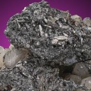 Freieslebenite  & Galena on Quartz