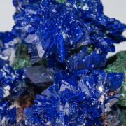 Azurite with Malachite and Baryte