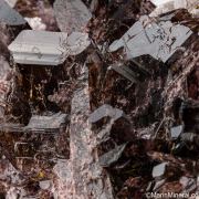 Axinite with Quartz