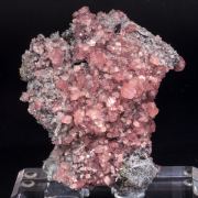 Smithsonite (variety cobaltoan) with Quartz and Pyrite