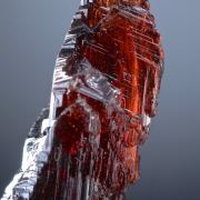 Spessartine - etched gem crystal