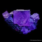 Fluorite on Sphalerite