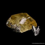 Calcite with Stibnite