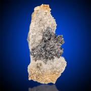 Hessite  on Quartz