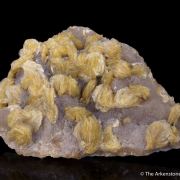 Barite on Calcite