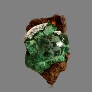 Wulfenite on Malachite after Azurite