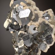 Galena with Dolomite and Sphalerite