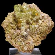 Opal var. hyalite CRAZY FLUORESCENCE