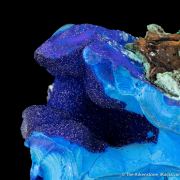 Azurite with Chalcoalunite 