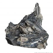Stibnite with Barite and Quartz (significant locality)