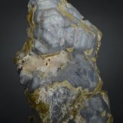 Fluorite - unusual form, hexagonal spinel twins in stack
