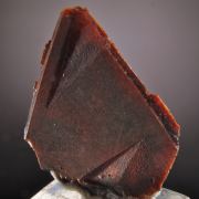 Rhodochrosite (large single crystal, unsual habit)