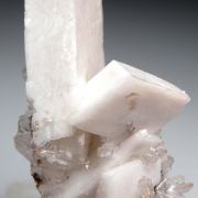 Calcite on Hemimorphite
