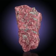 Arsenopyrite  on Rhodonite