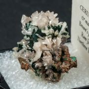 Cerussite with Malachite