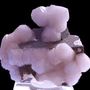 Fluorite, calcite, pyrite