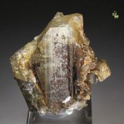 gem MICROCLINE var. HYALOPHANE twinned