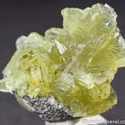 Prehnite on Graphite