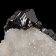Sphalerite on Quartz and Galena