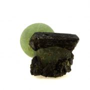 Prehnite + Epidote. 413.5 ct.