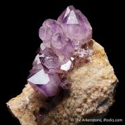 Quartz var. Amethyst on Matrix