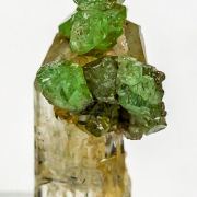 Tsavorite with Diopside