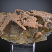 Fluorite with Barite overgrowths