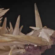 Calcite on Flourite
