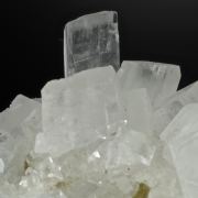 Magnesite - gem crystals with minor Uvite