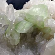 Augelite, Quartz