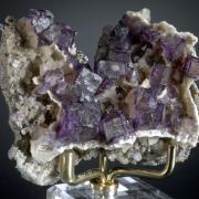 Fluorite with Calcite - classic USA
