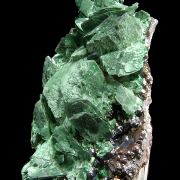 Malachite pseudomorph after azurite, goethite 