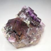 FLUORITE with PHANTOMS, CALCITE