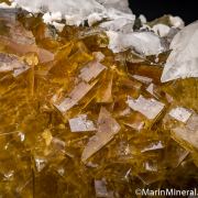 Fluorite with Calcite